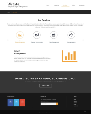 Web Design par pb pour Wstate | Design : #9382130