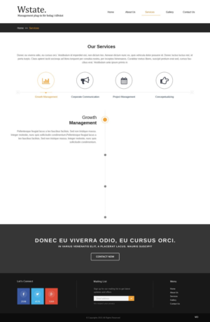 Web Design par pb pour Wstate | Design : #9574451