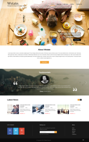 Web Design par pb pour Wstate | Design : #9679623