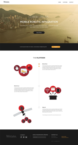 Web Design par Eminents Infosoft pour Wstate | Design : #7734729