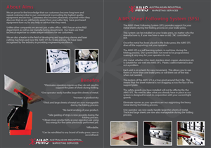 Brochure Design by Gawa Design for Australasian Industrial Marketing Services Pty Ltd (AIMS) | Design: #389793
