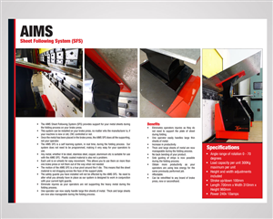 Brochure Design by 610designs.com for Australasian Industrial Marketing Services Pty Ltd (AIMS) | Design: #392765