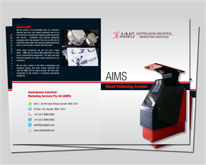 Brochure Design by 610designs.com for Australasian Industrial Marketing Services Pty Ltd (AIMS) | Design: #395201