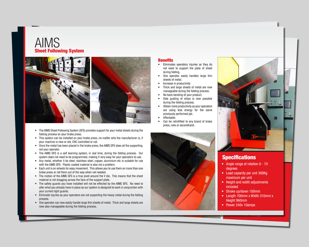 Design de Brochure par 610designs.com pour Australasian Industrial Marketing Services Pty Ltd (AIMS) | Design #395204