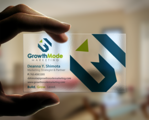 Visitenkarten-Design von chandrayaan.creative für GrowthMode Marketing | Design: #7735047