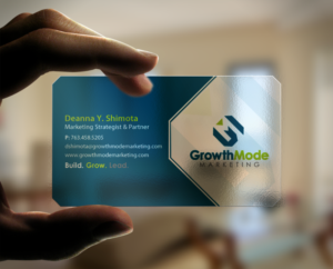 Visitenkarten-Design von chandrayaan.creative für GrowthMode Marketing | Design: #7735052