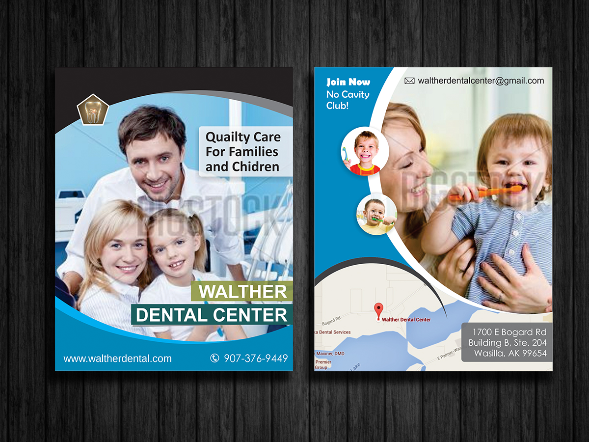 Flyer-Design von ESolz Technologies für Walther Dental Center | Design #7795078