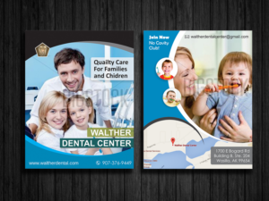 Flyer Design by ESolz Technologies for Walther Dental Center | Design #7795078