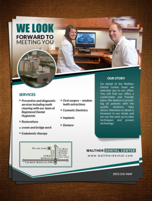 Design de Flyer par creative.bugs pour Walther Dental Center | Design : #7736002