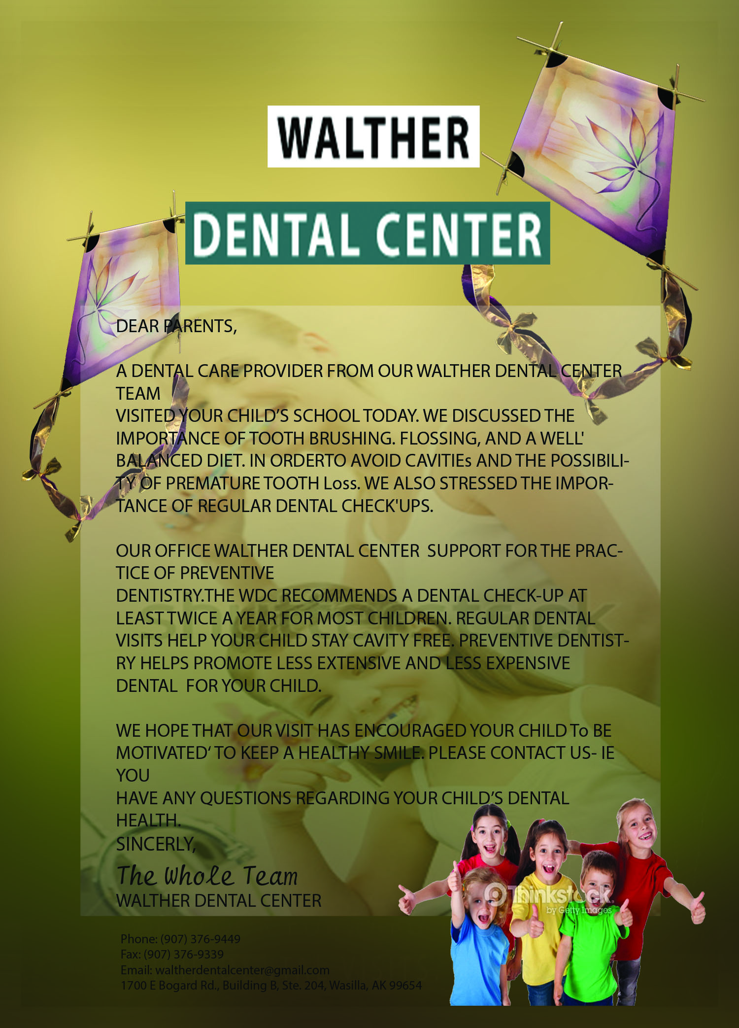 Flyer-Design von saimonfaisalkhan für Walther Dental Center | Design #7826760