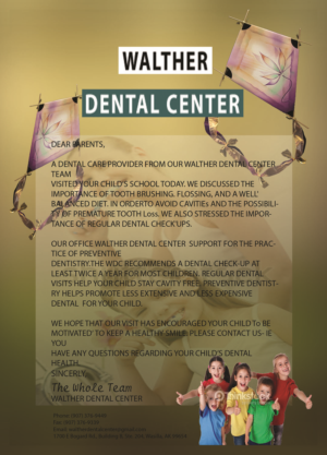 Design de Flyer par saimonfaisalkhan pour Walther Dental Center | Design : #7826762