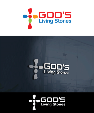 Logo Design by joliau for God's Living Stone | Design: #7738222