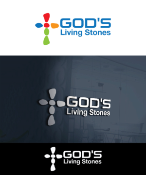 Logo Design by joliau for God's Living Stone | Design: #7740658