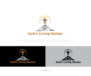 Logo Design by Gravity Designs for God's Living Stone | Design: #7759685