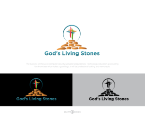 Logo Design by Gravity Designs for God's Living Stone | Design: #7759723