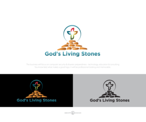 Logo Design by Gravity Designs for God's Living Stone | Design: #7766906