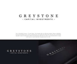 Logo-Design von VisualFlava für Greystone Capital Investments | Design: #7785630
