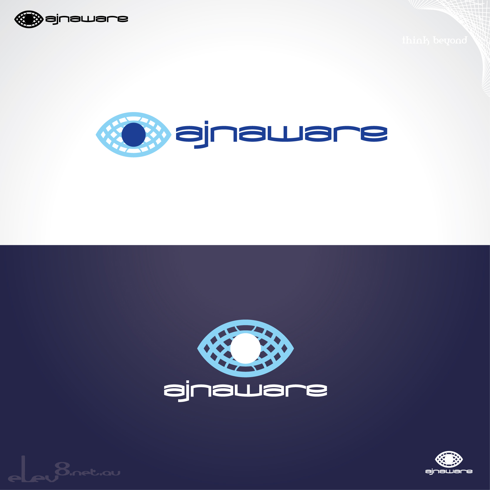 Logo Design by elev8.net.au for Ajnaware Pty Ltd | Design #12796