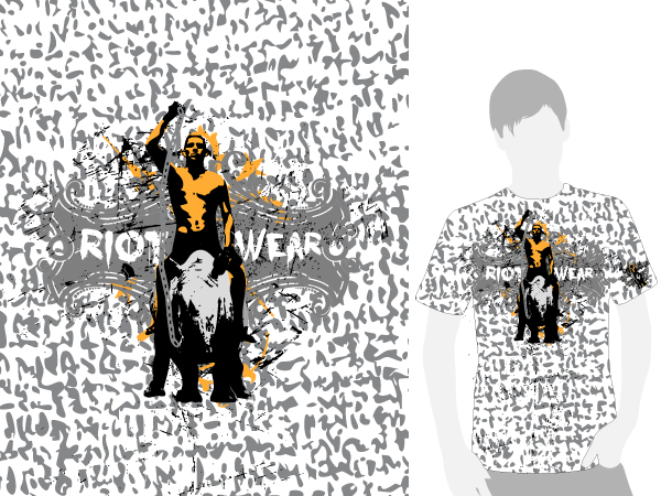 T-shirt Design by A DESIGN FOR YOU for Riot Wear | Design #393132