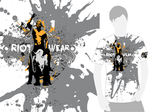 T-Shirt-Design von A DESIGN FOR YOU für Riot Wear | Design #393139