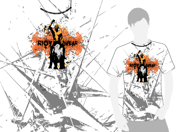T-shirt Design by A DESIGN FOR YOU for Riot Wear | Design #403196