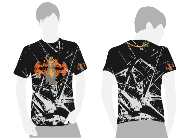 Design de T-shirt par A DESIGN FOR YOU pour Riot Wear | Design #404685