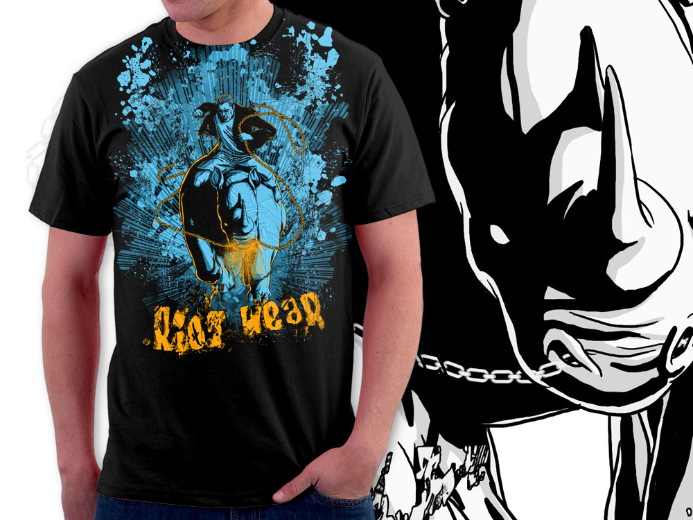 T-Shirt-Design von rezahales für Riot Wear | Design #399659