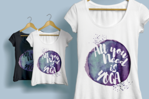 Diseño de Camiseta por RebecaParra para 2Be1 Yoga | Diseño: #7900547