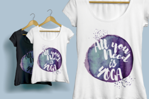 Diseño de Camiseta por RebecaParra para 2Be1 Yoga | Diseño: #7900548