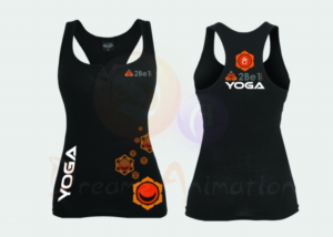 Design de T-shirt par romeensrivastava pour 2Be1 Yoga | Design : #7775711
