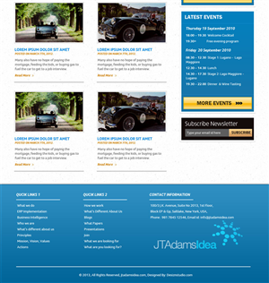 Wordpress Design Project - IT Consulting Services Web Site | Diseño Wordpress por Expert Designer
