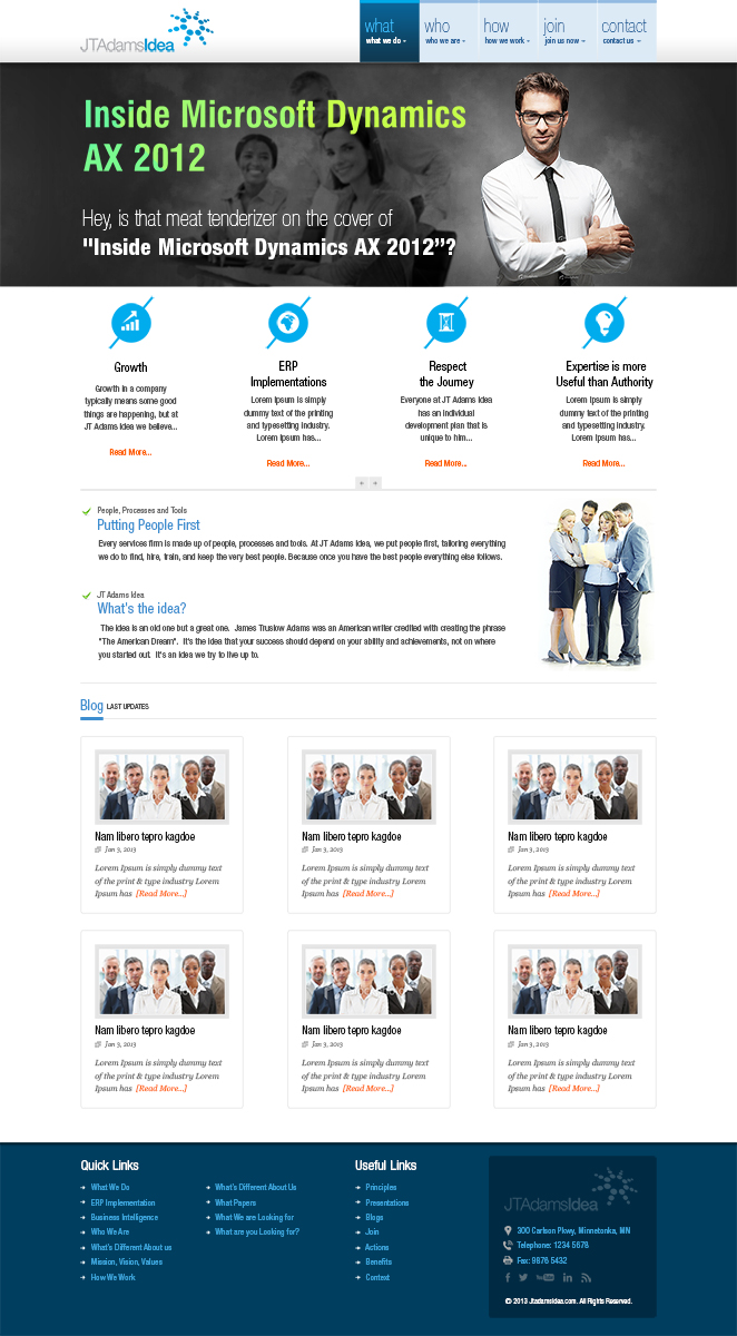 Wordpress Design by Mayank Patel for this project | Design #1934588