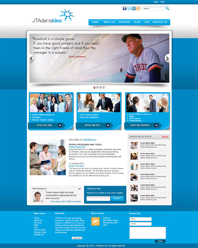 Wordpress Design by DesignXyz for this project | Design #1959293