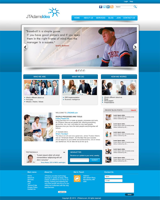 Wordpress Design by DesignXyz for this project | Design #1959311