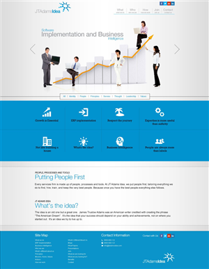 Wordpress Design Project - IT Consulting Services Web Site | Diseño Wordpress por TechWise