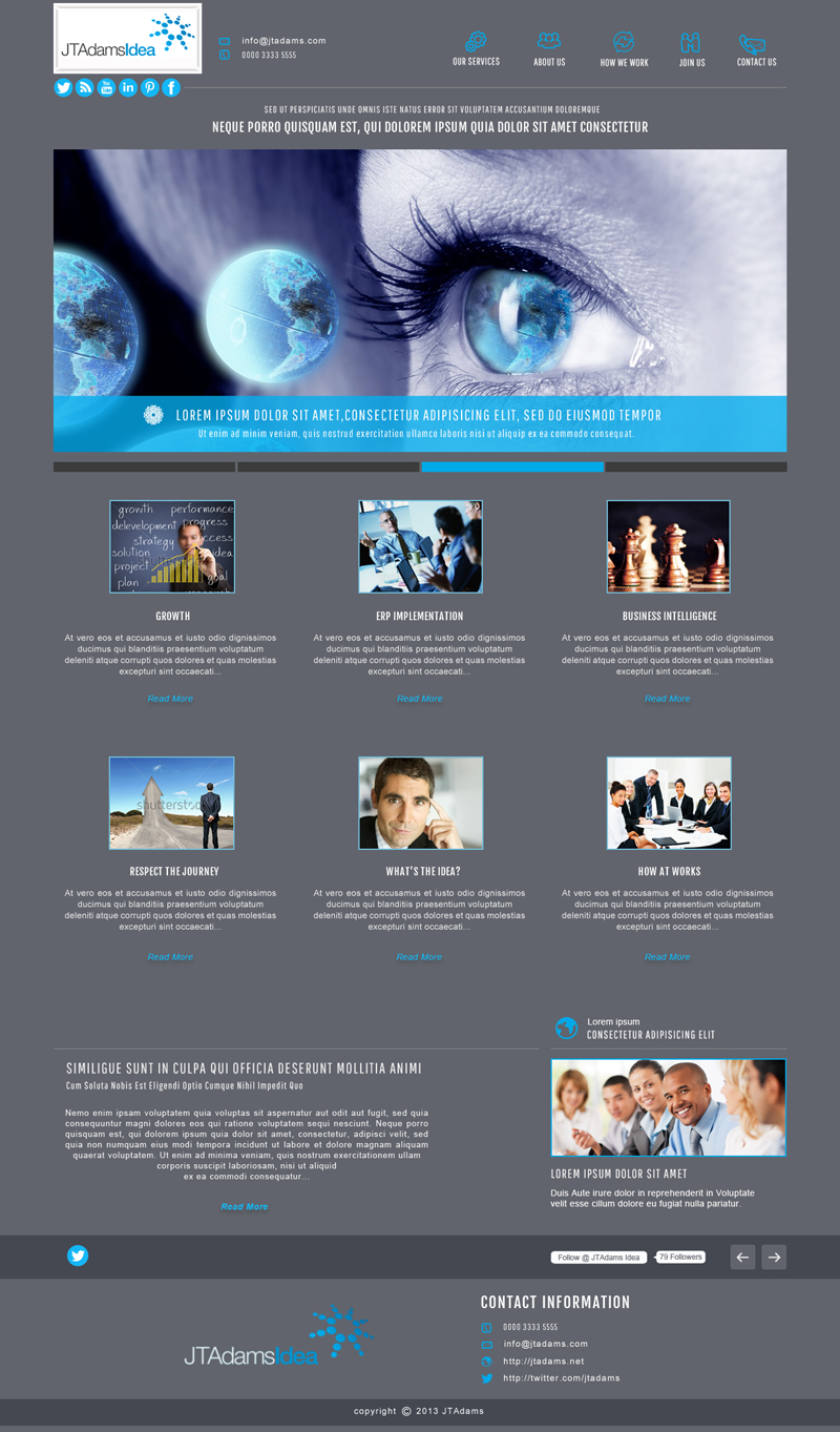 Wordpress Design by Da Miracle for this project | Design #1951839