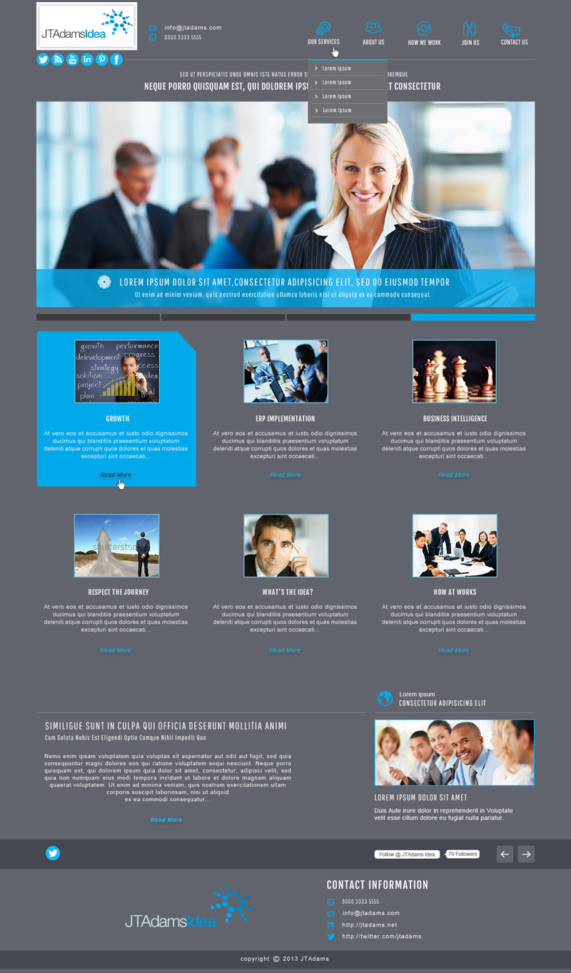 Wordpress Design by Da Miracle for this project | Design #1951852