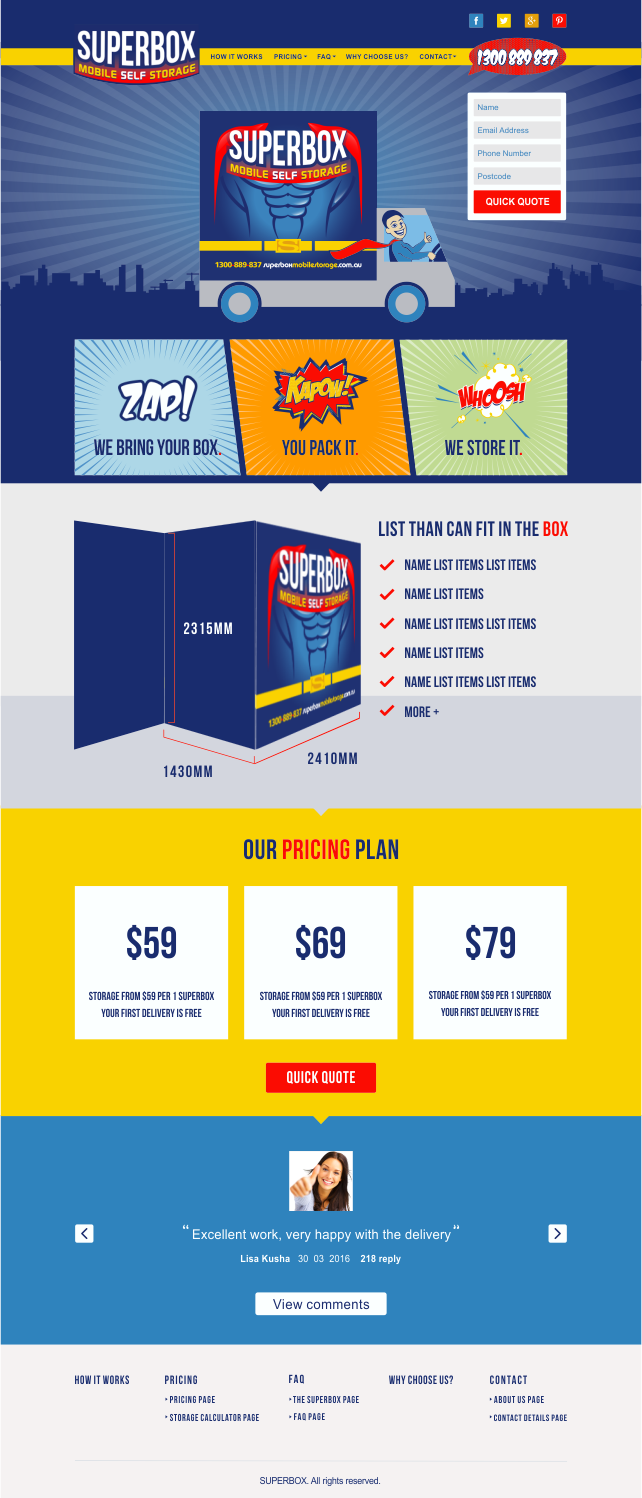 Web Design by dsign for this project | Design #10424109