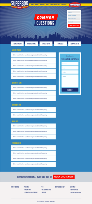 Web Design by dsign for this project | Design: #10427678