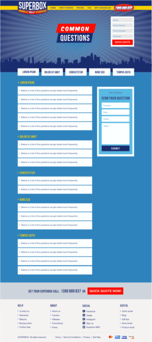 Web Design by dsign for this project | Design: #9358365