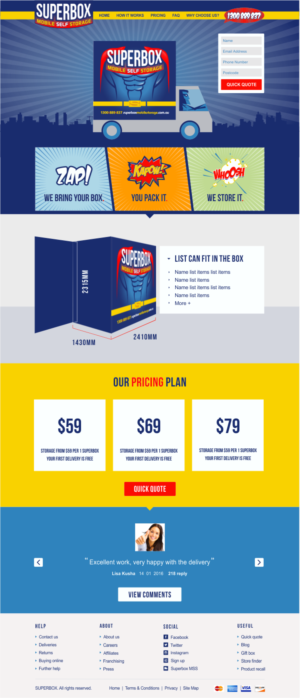 Web Design by dsign for this project | Design: #9420672