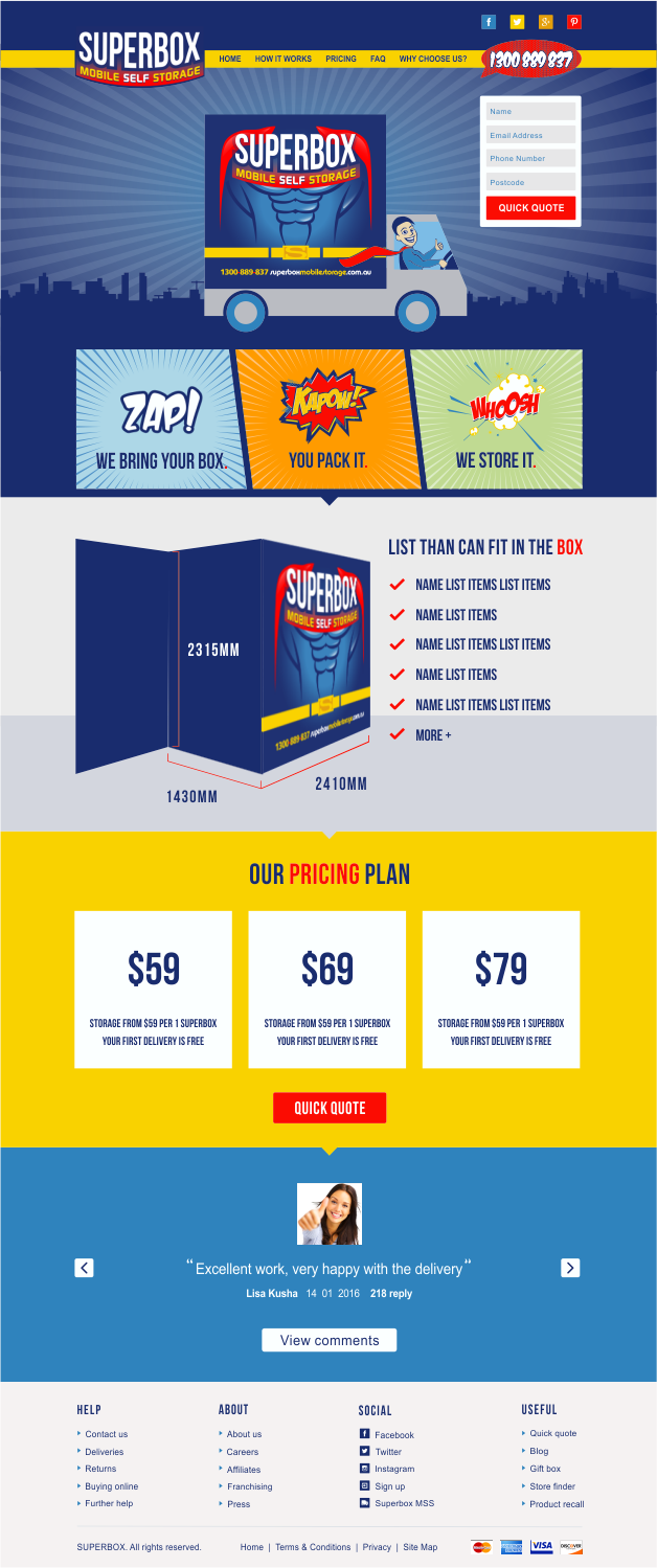 Web Design by dsign for this project | Design #9428692