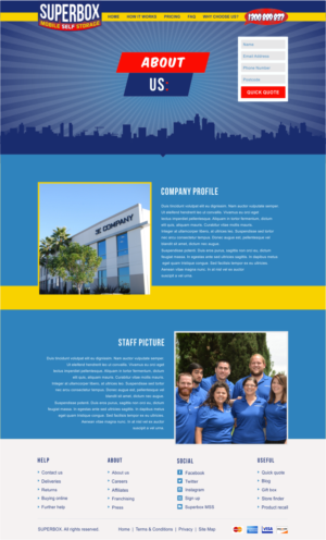 Web Design by dsign for this project | Design: #9468230