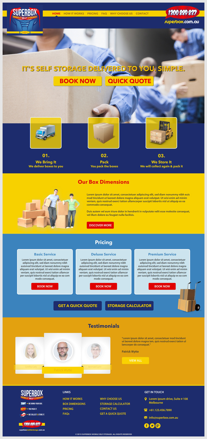 Web Design par -Marc- pour ce projet | Design #7884327