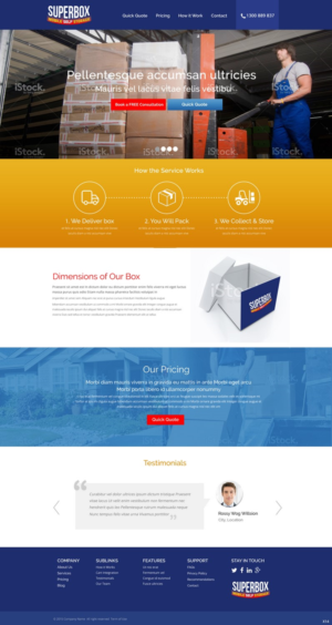 Web Design by pb for this project | Design: #7738424