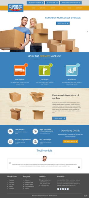 Web Design by pb for this project | Design: #7738426