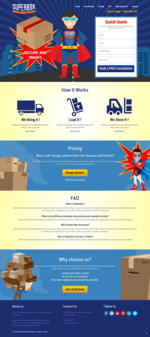 Web Design by pb for this project | Design: #7738428