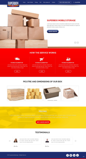 Web Design by pb for this project | Design: #7747828