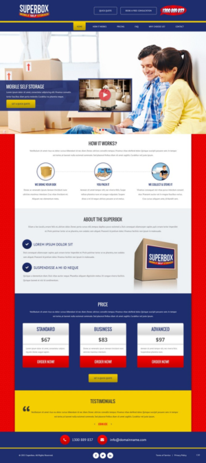 Web Design by pb for this project | Design: #7747829