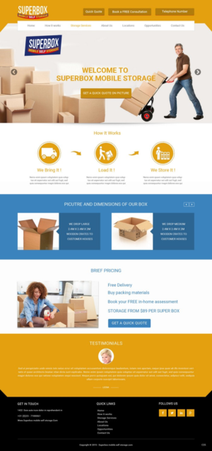 Web Design by pb for this project | Design: #7747832